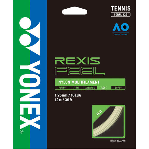 テニスガット ヨネックス REXISFEEL 1.25mm/1.30mm